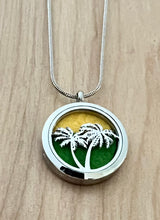 Palm Tree - Essential Oil Diffuser Necklace