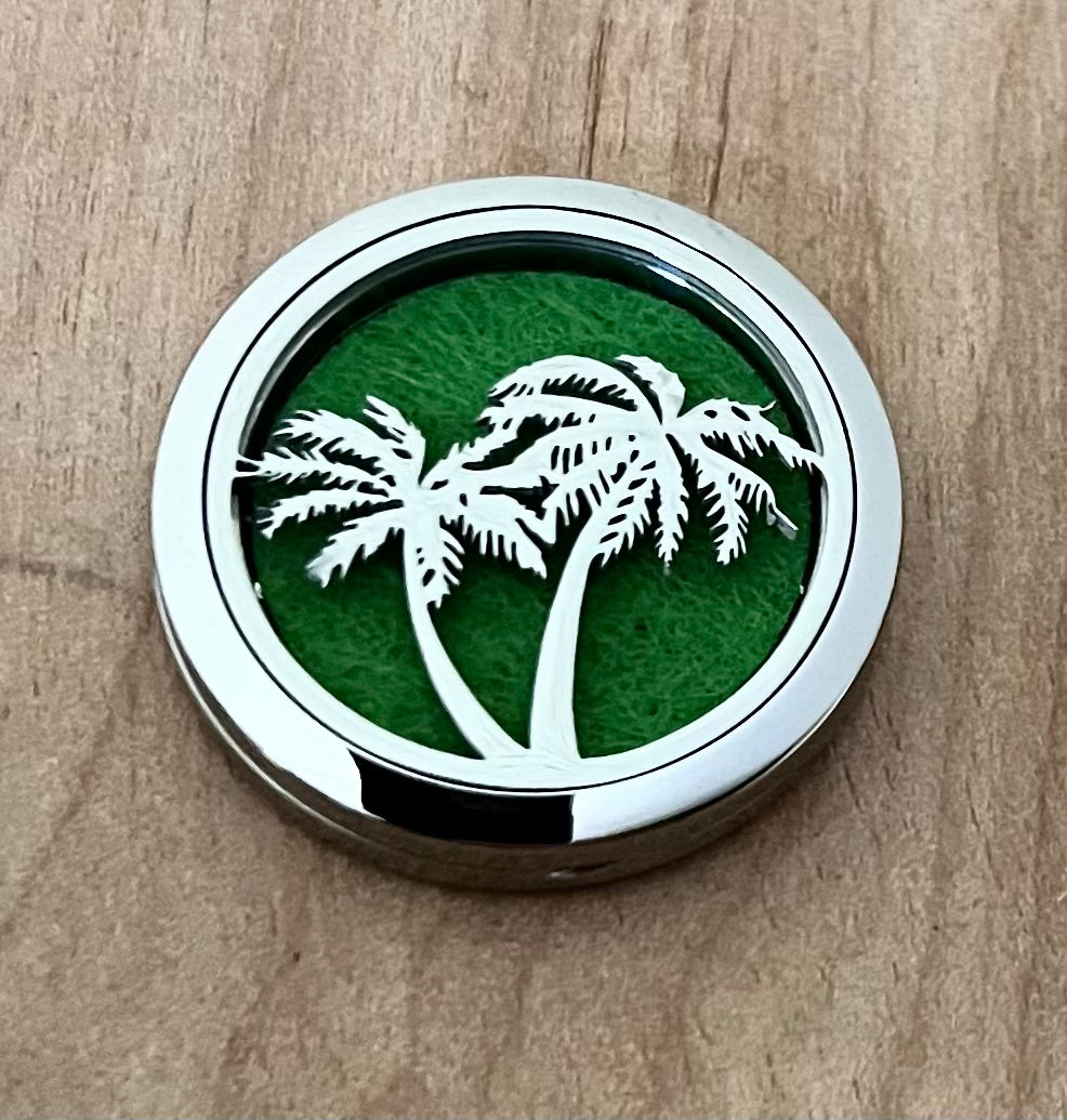 Palm Trees- Essential Oil Diffuser Car Vent Clip