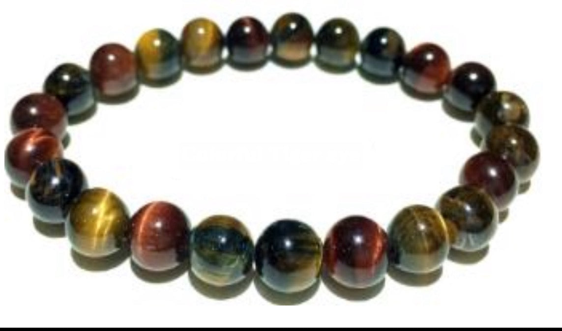 Colorful Tigers Eye Gemstone Bracelet