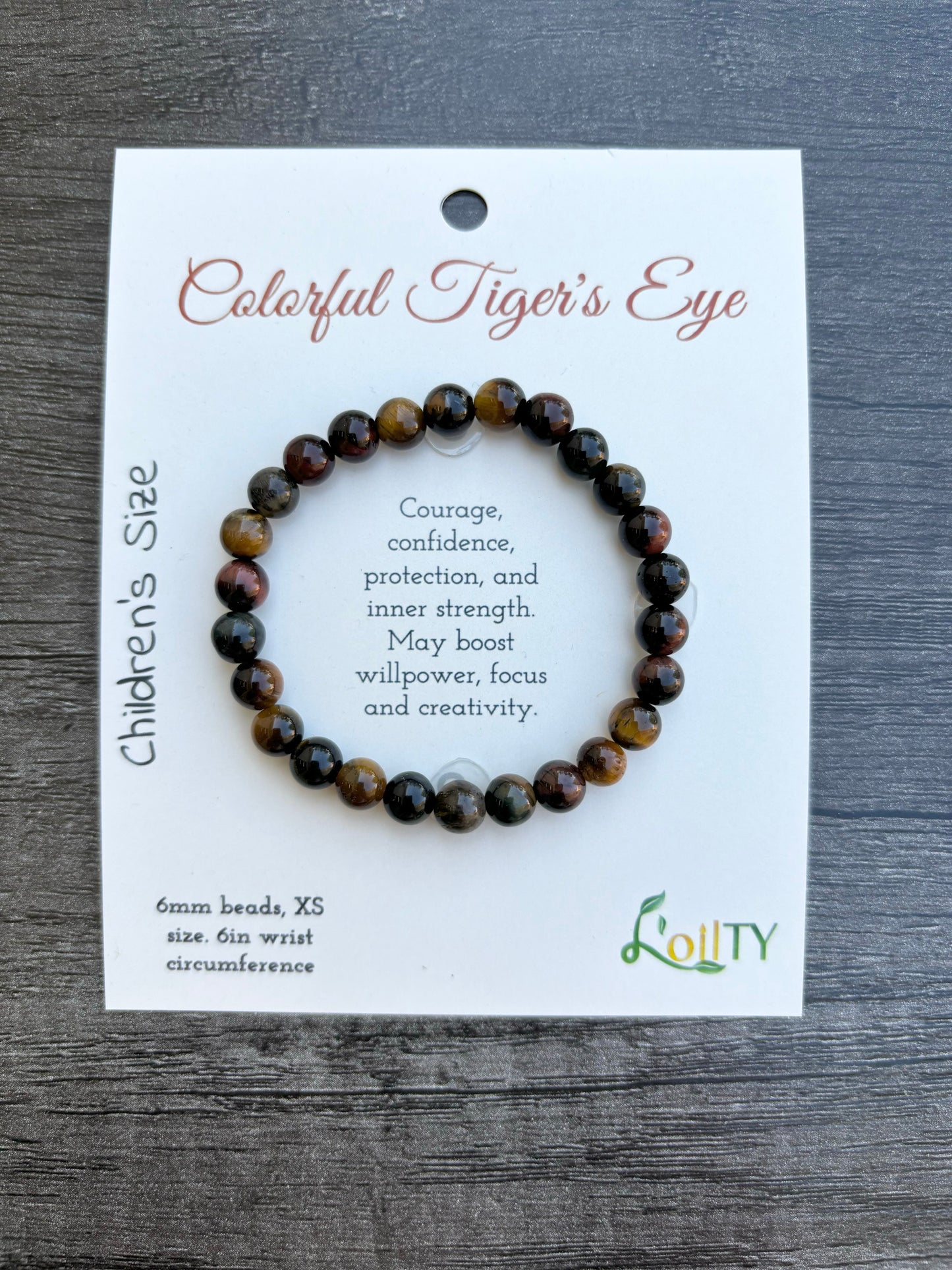 Colorful Tiger's Eye Gemstone Bracelet