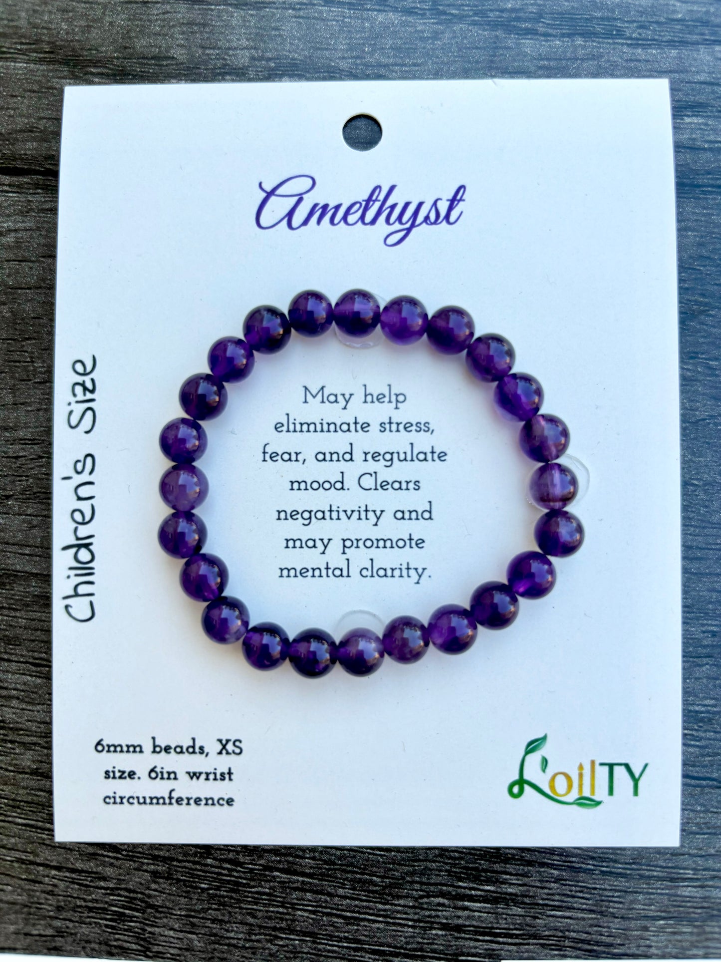 Amethyst Gemstone Bracelet