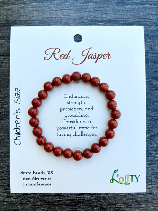 Red Jasper Gemstone Bracelet