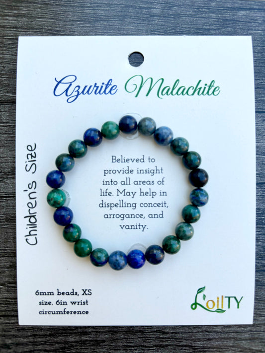 Azurite Malachite Gemstone Bracelet