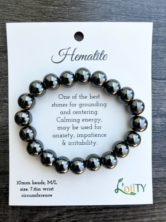 Hematite Gemstone Bracelet