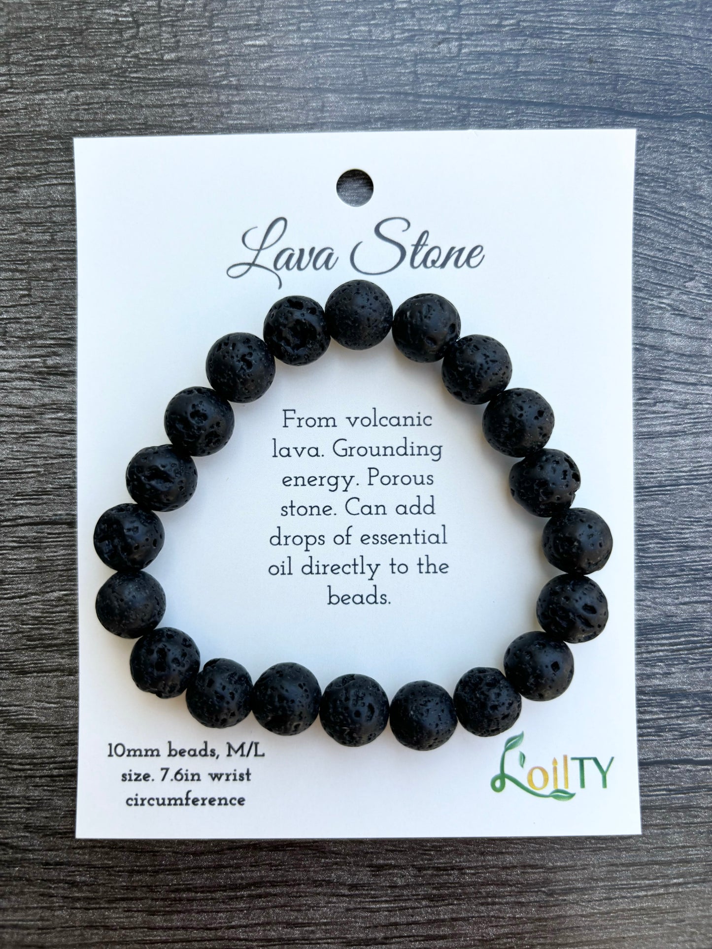 Lava Stone Bracelet