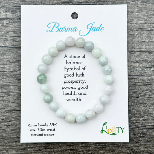 Burma Jade Gemstone Bracelet