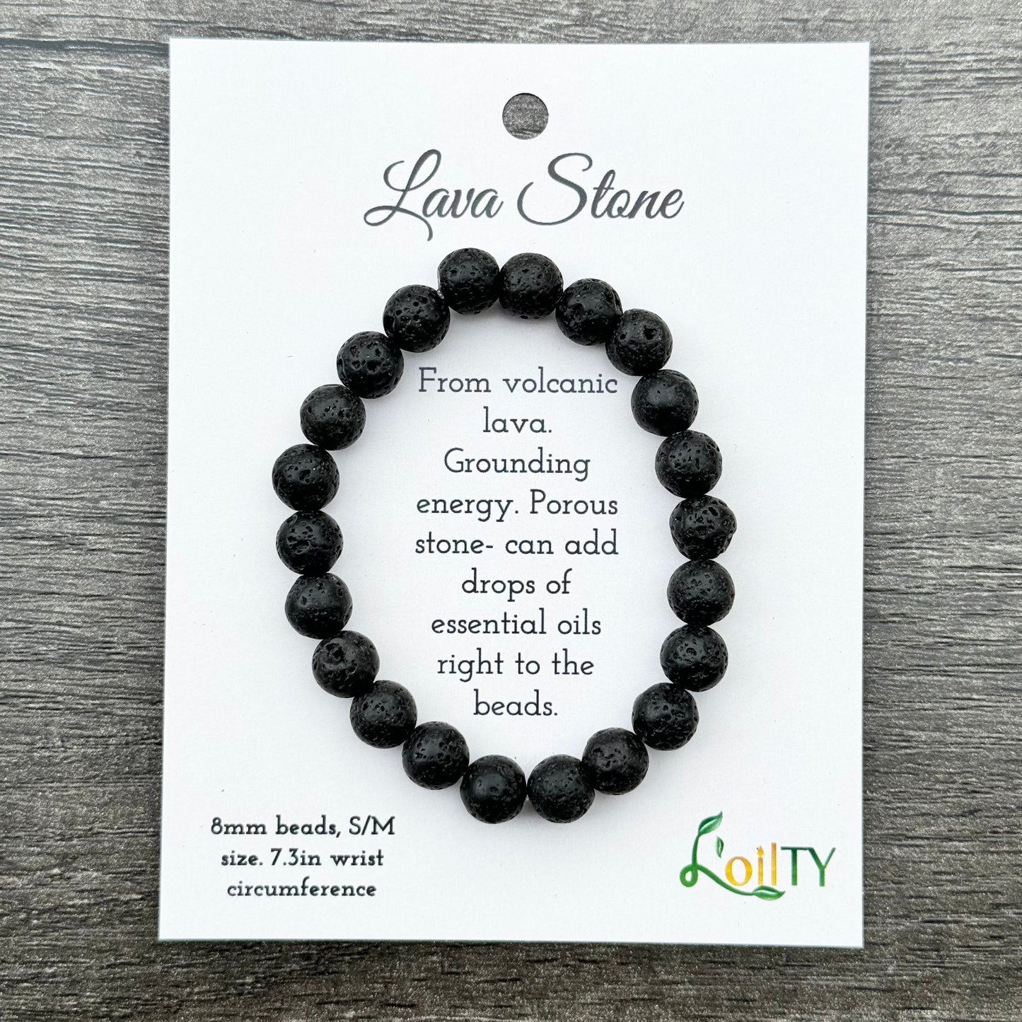 Lava Stone Bracelet