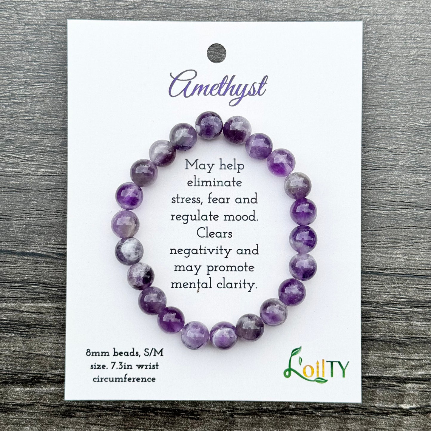 Amethyst Gemstone Bracelet