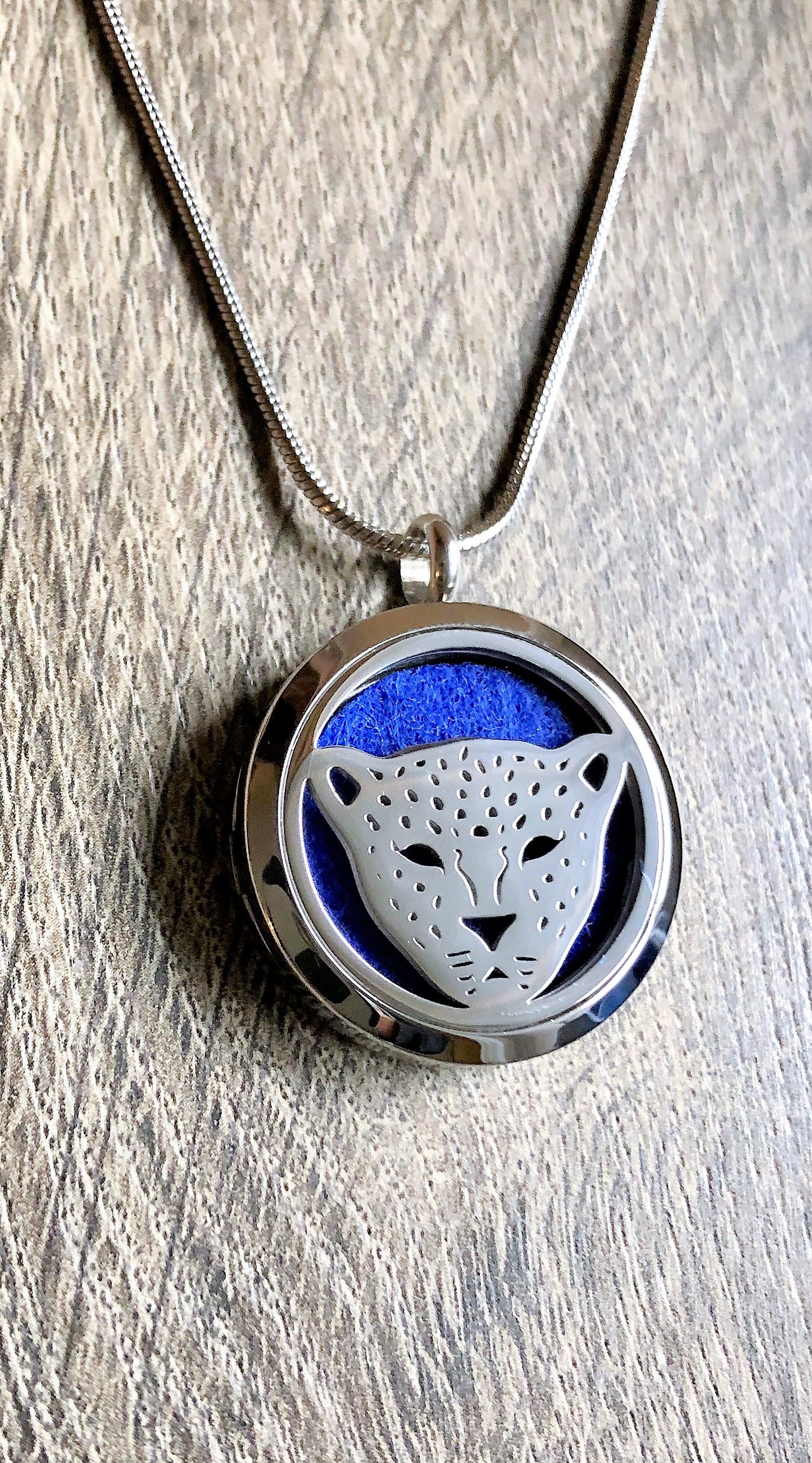 Leopard - Essential Oil Diffuser Necklace