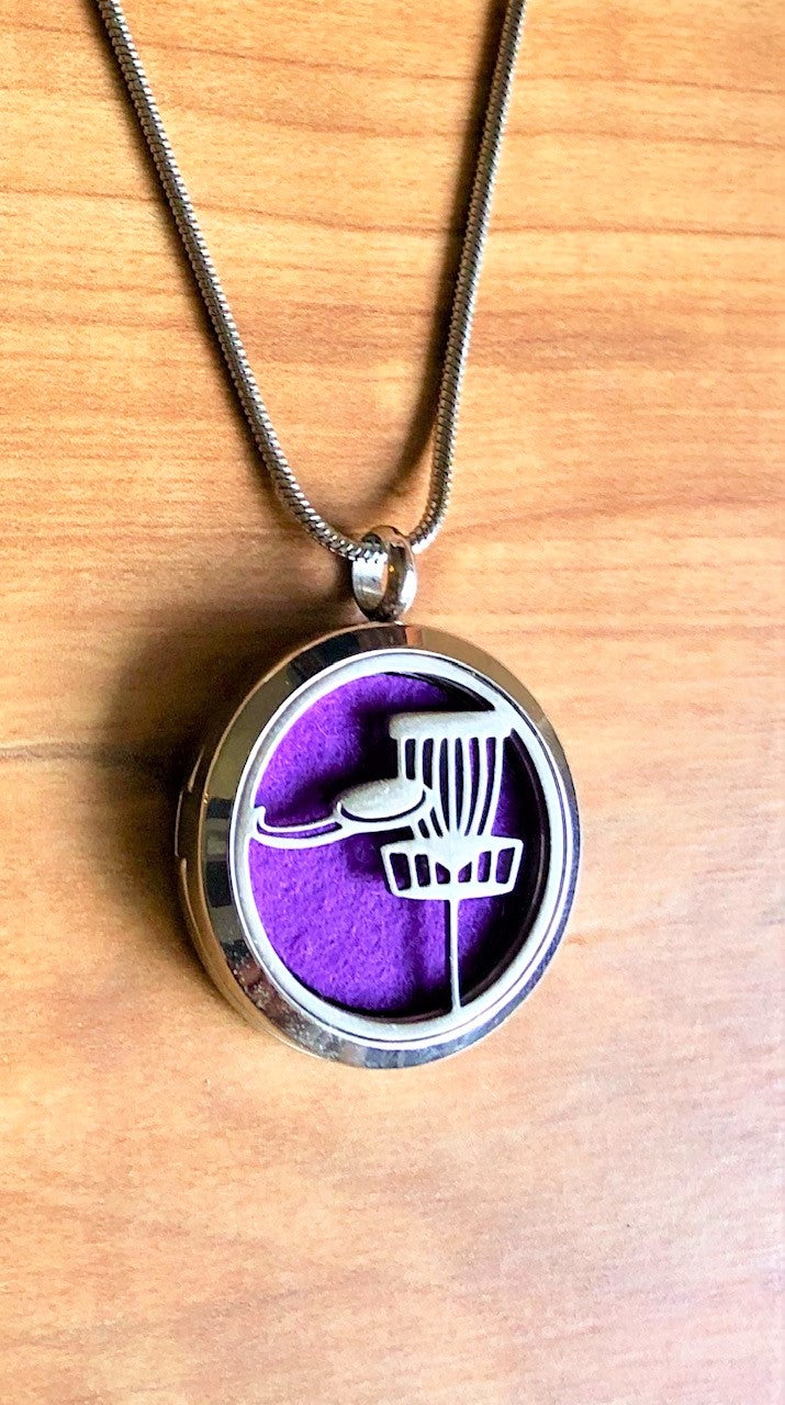 Disc Golf Banging Chains- Essential Oil Diffuser Necklace