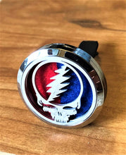 Grateful Dead Steal Your Face - Essential Oil Diffuser Car Vent Clip