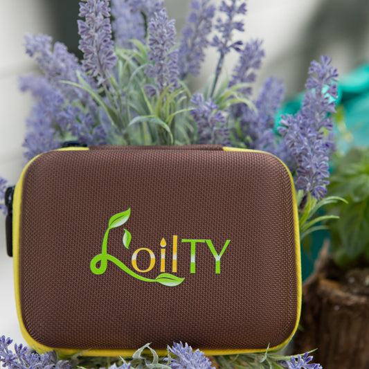 Essential Oil Travel Case- Comes with 5 Roller Bottles, 5 Roller Bottle Labels and Essential Oil Key Tool