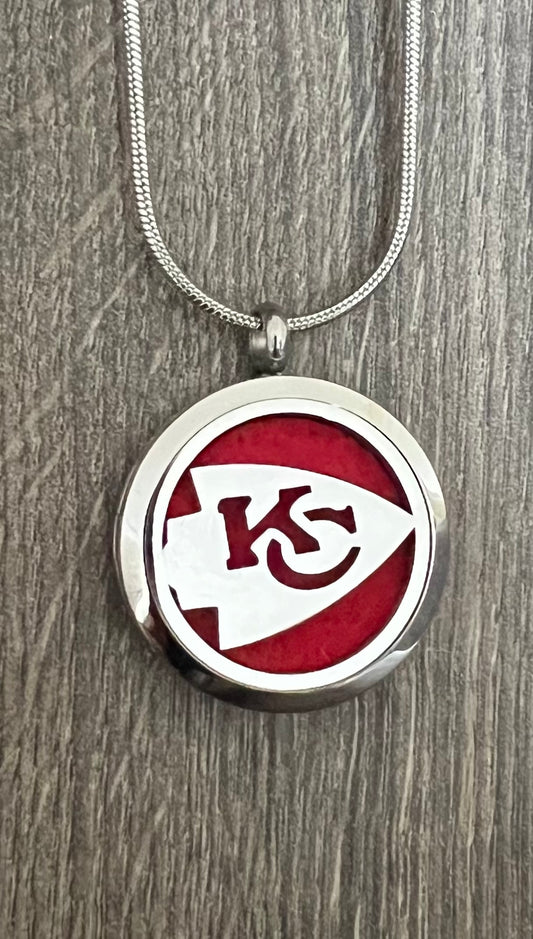 Chiefs- Essential Oil Diffuser Necklace