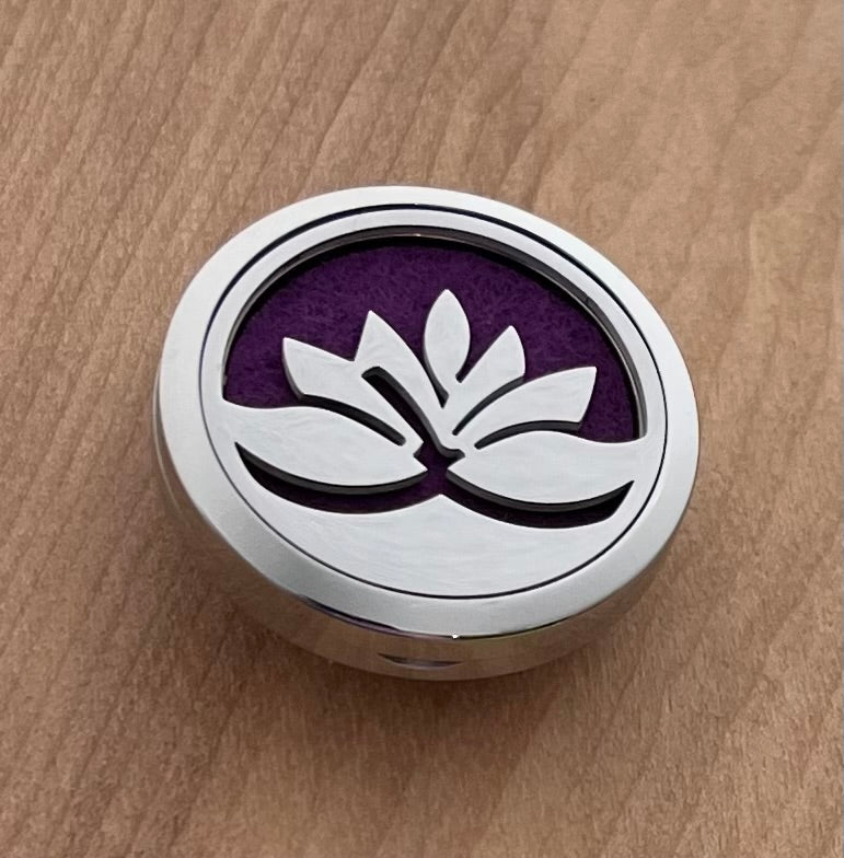 Lotus- Essential Oil Diffuser Car Vent Clip