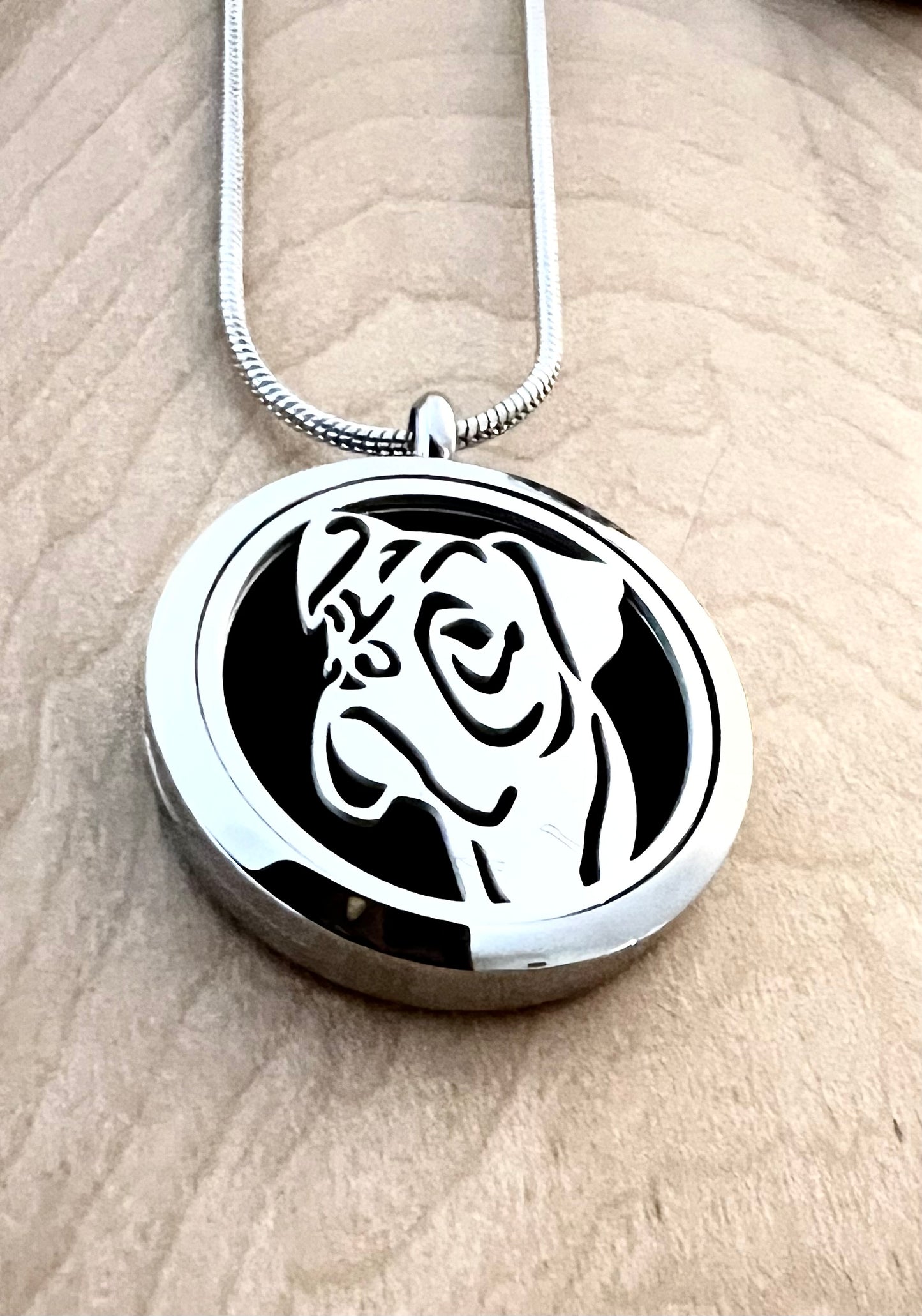 Boxer - Essential Oil Diffuser Necklace- Free Shipping