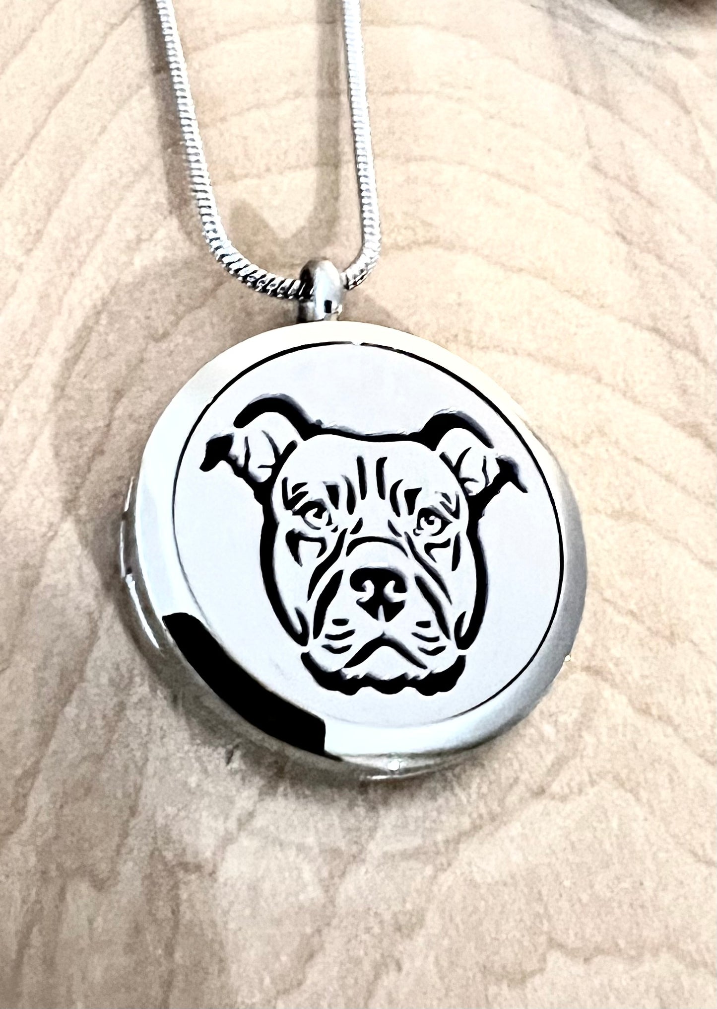 Pitbull - Essential Oil Diffuser Necklace