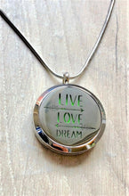 Live Love Dream - Essential Oil Diffuser Necklace
