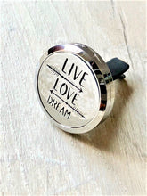 Live Love Dream - Essential Oil Diffuser Car Vent Clip