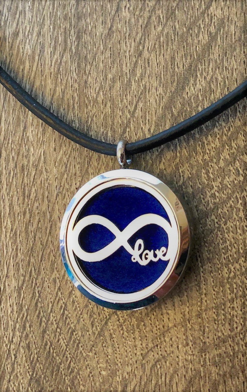 Infinite Love - Essential Oil Diffuser Necklace