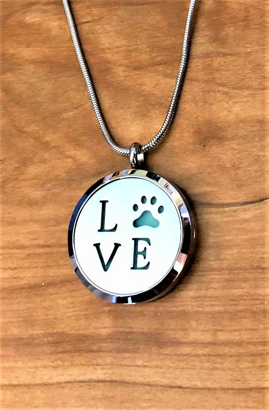 Love Paws - Essential Oil Diffuser Necklace