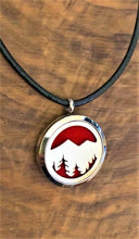 Mountain & Trees- Essential Oil Diffuser Necklace