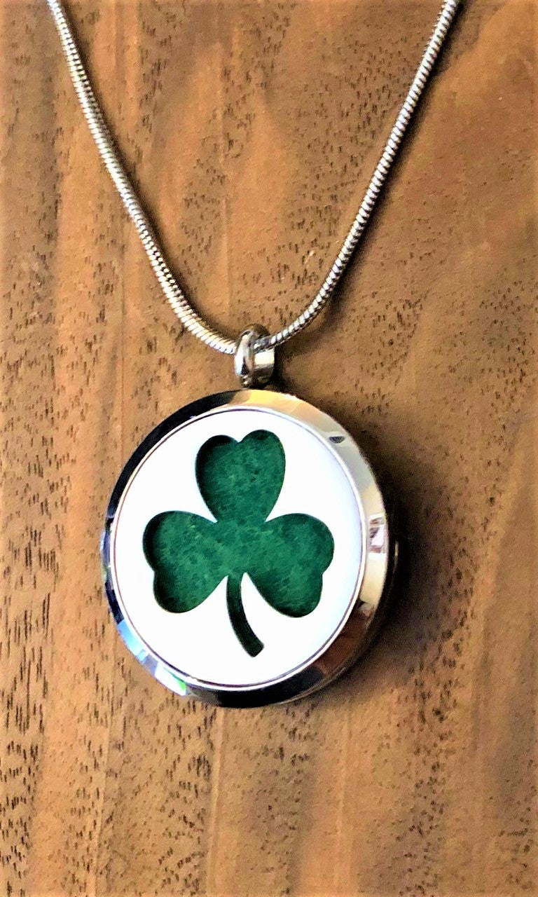 Shamrock - Essential Oil Diffuser Necklace