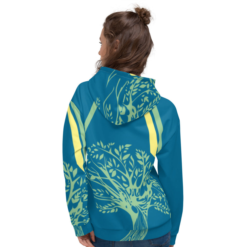 Cerulean Tree of Life Unisex Hoodie