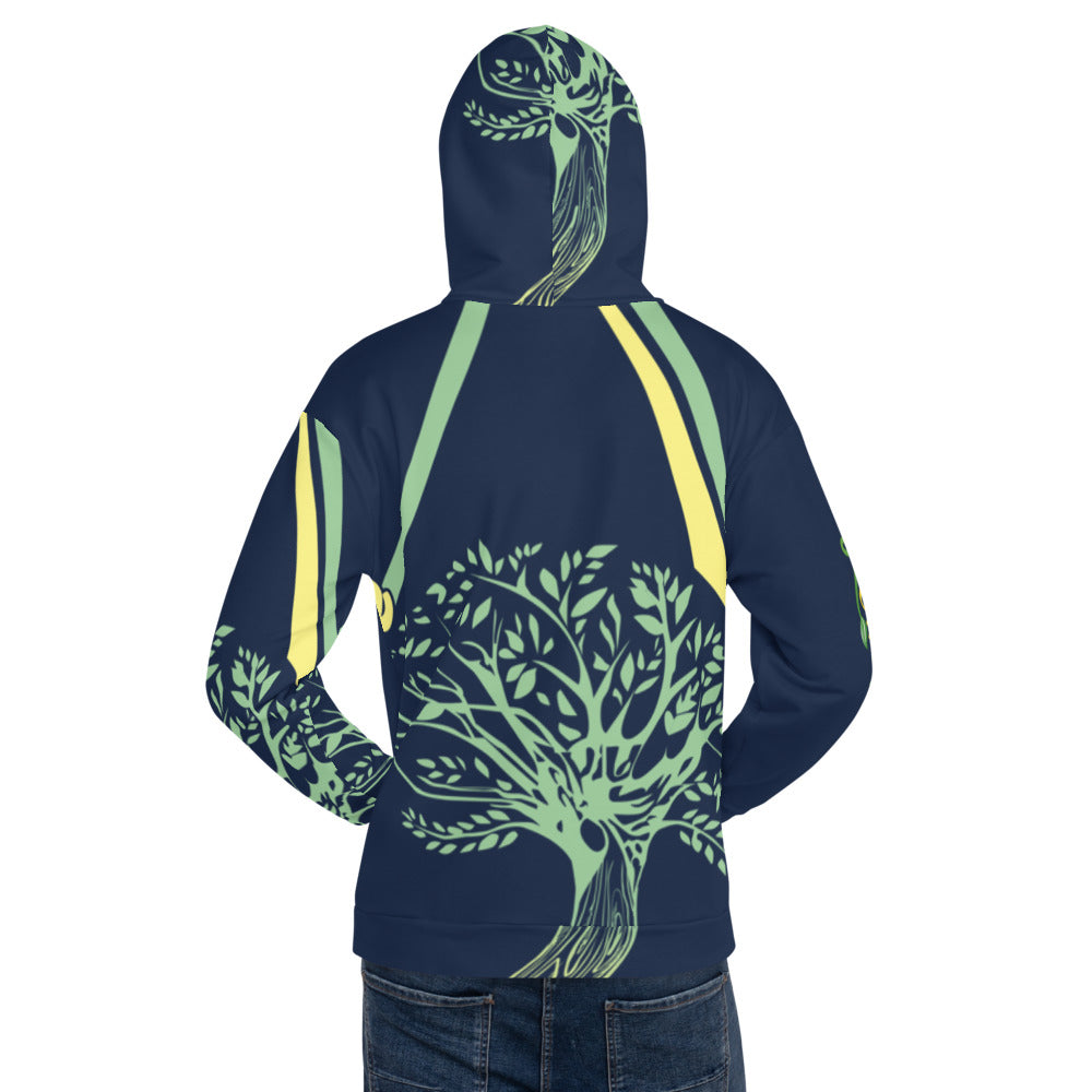 Navy Tree of Life Unisex Hoodie