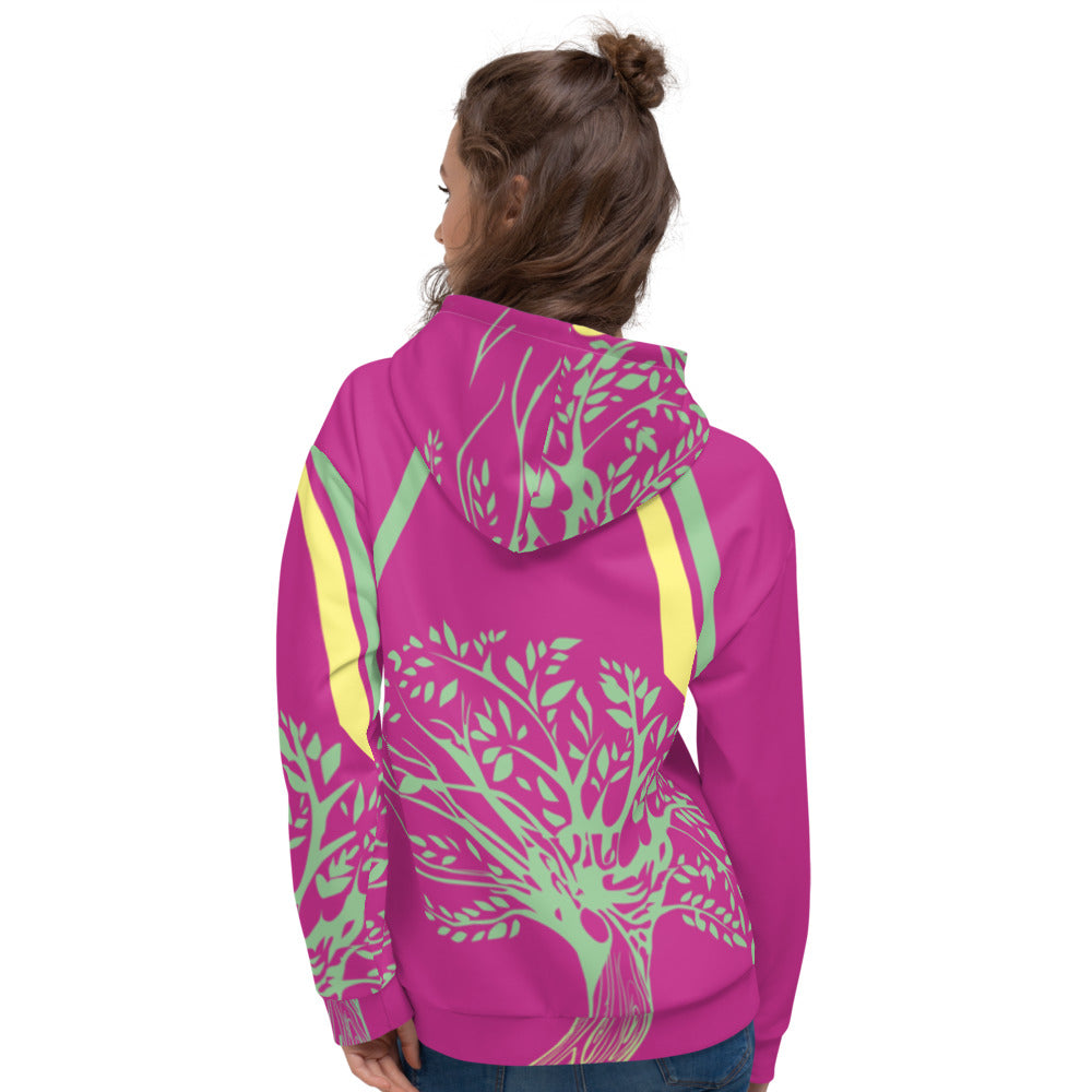 Violet Tree of Life Unisex Hoodie