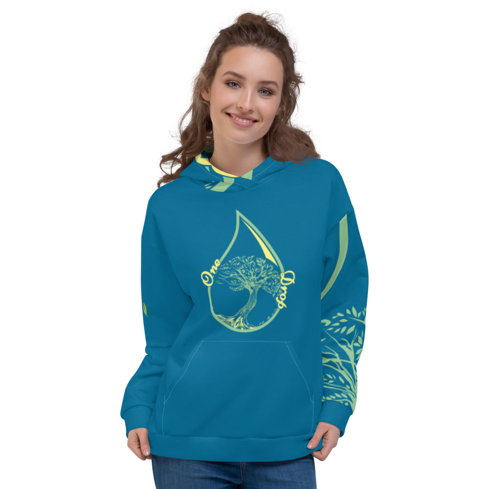 Cerulean Tree of Life Unisex Hoodie