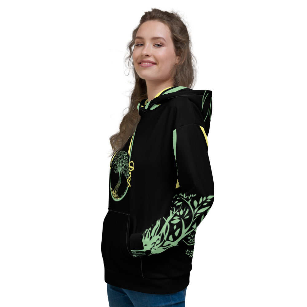 Black Tree of Life Unisex Hoodie