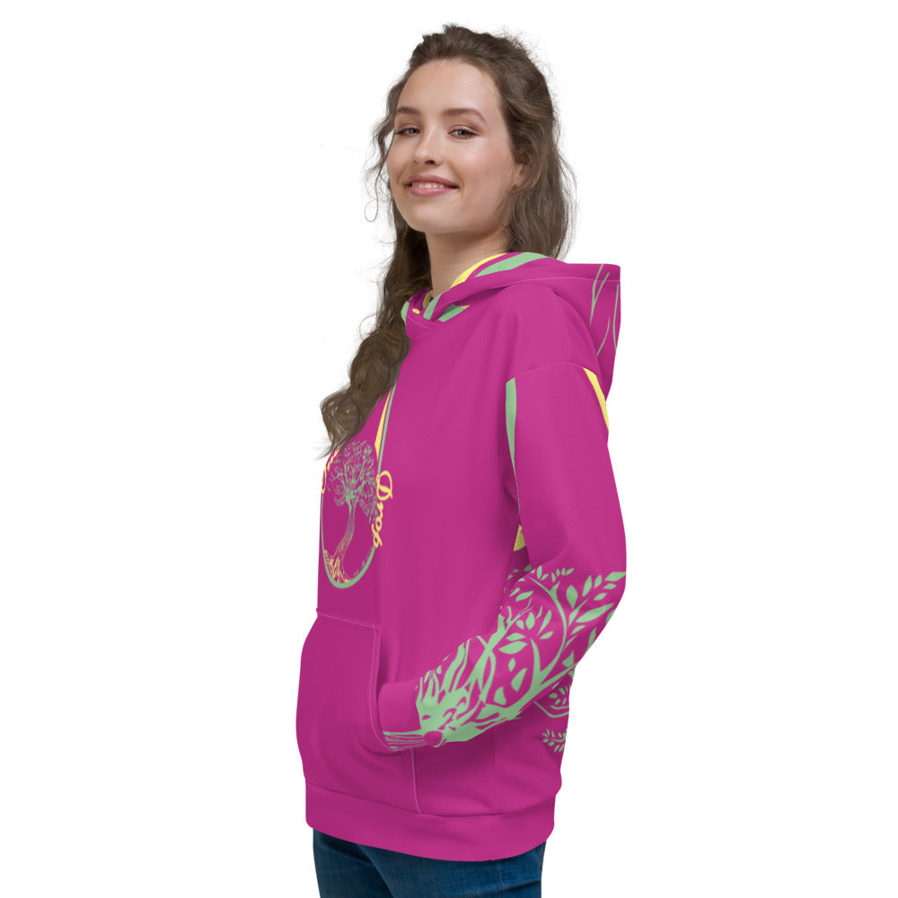 Violet Tree of Life Unisex Hoodie