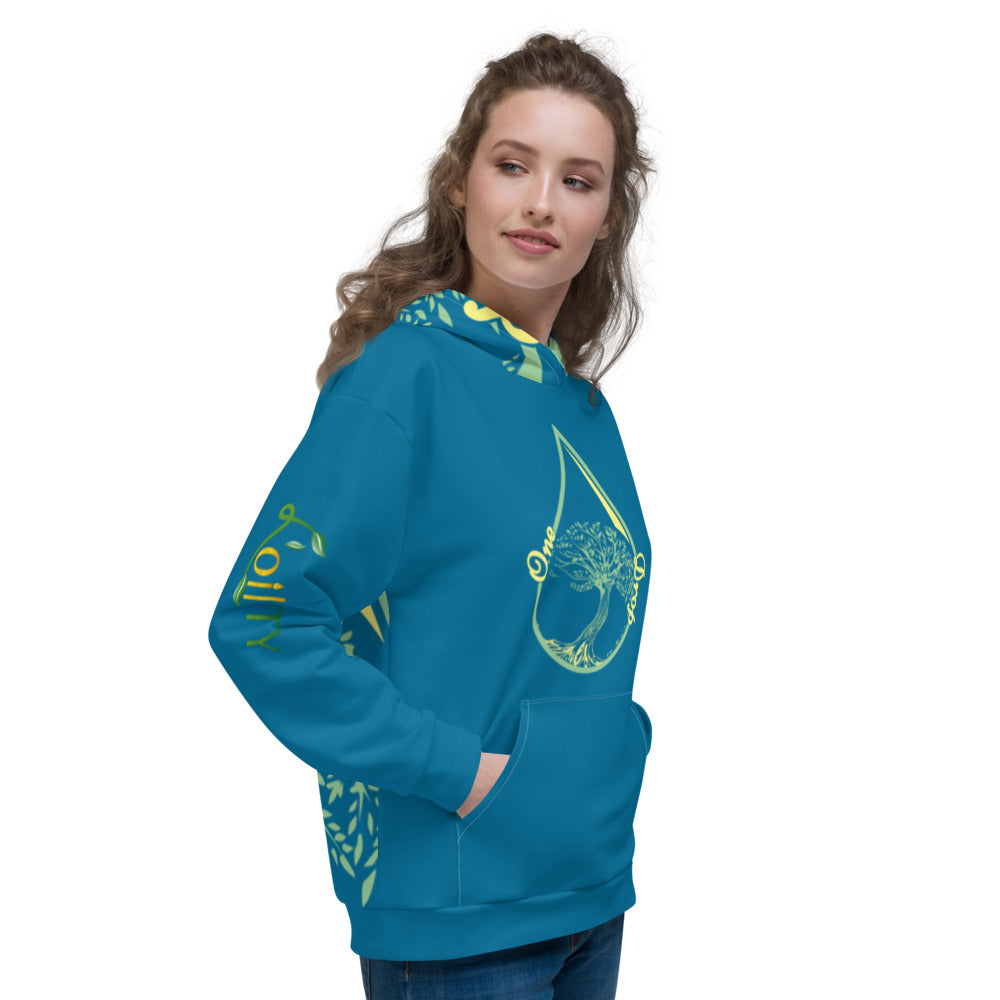 Cerulean Tree of Life Unisex Hoodie