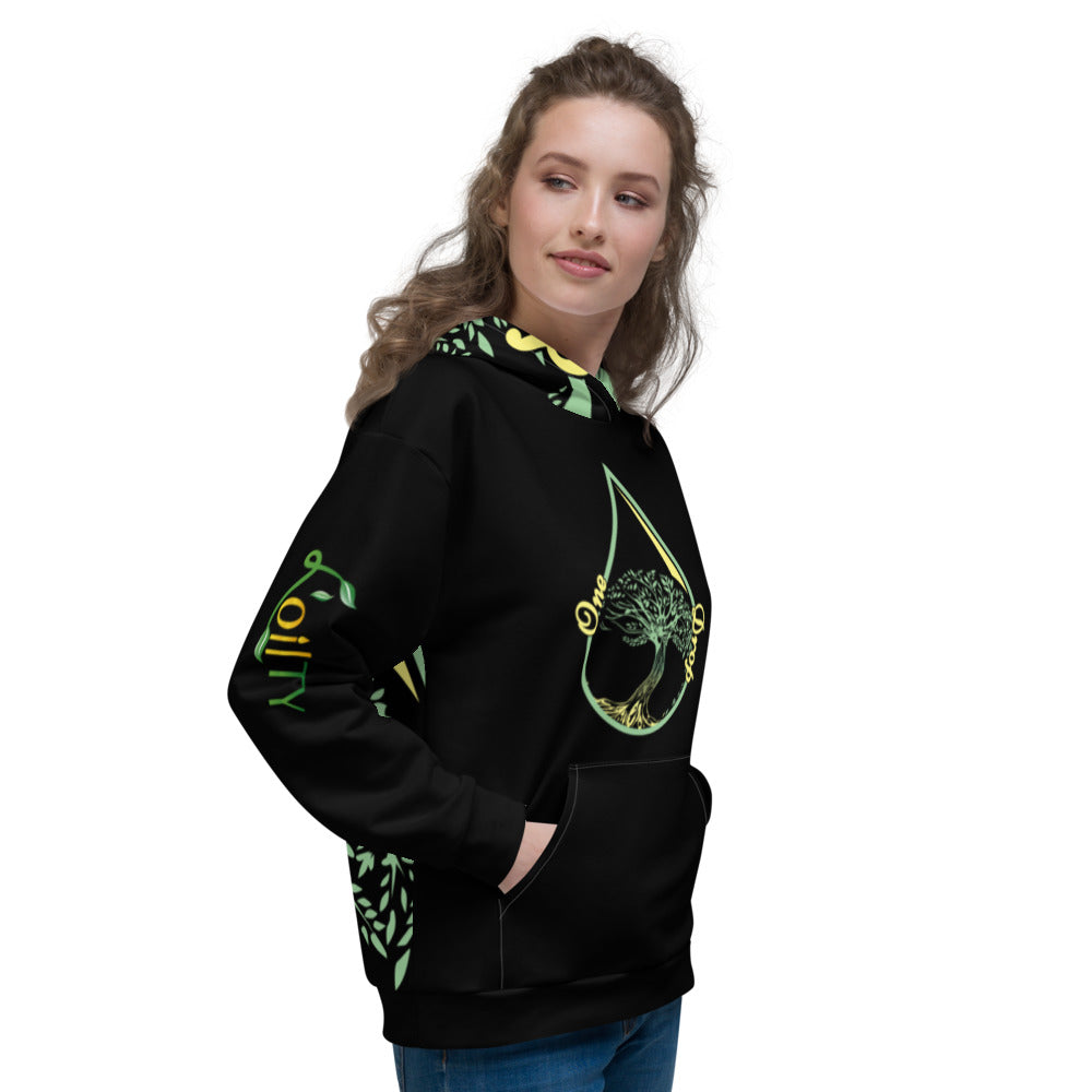 Black Tree of Life Unisex Hoodie