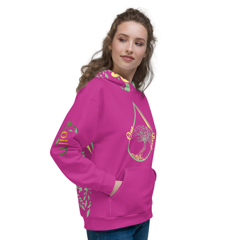 Violet Tree of Life Unisex Hoodie