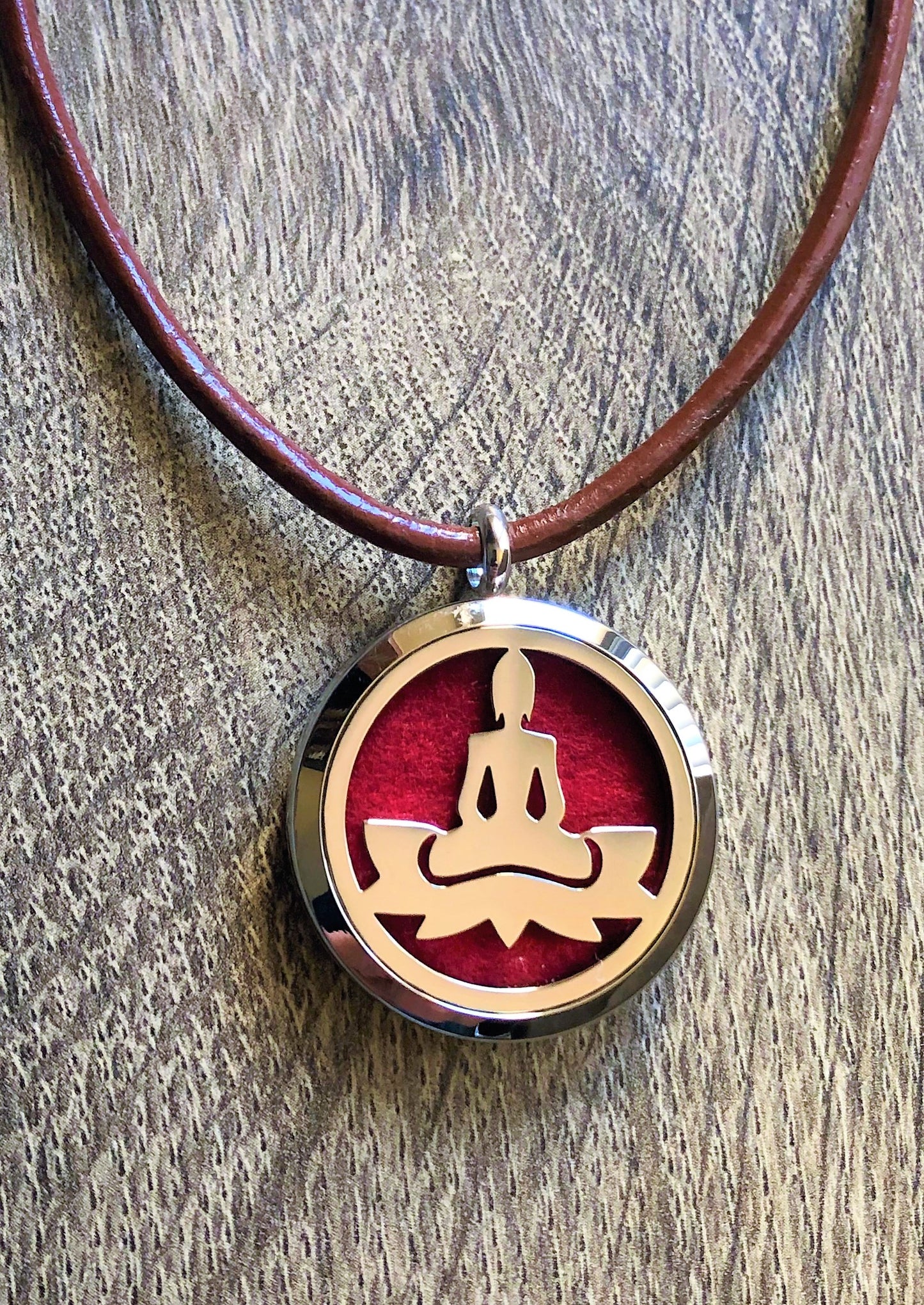 Buddha - Essential Oil Diffuser Necklace