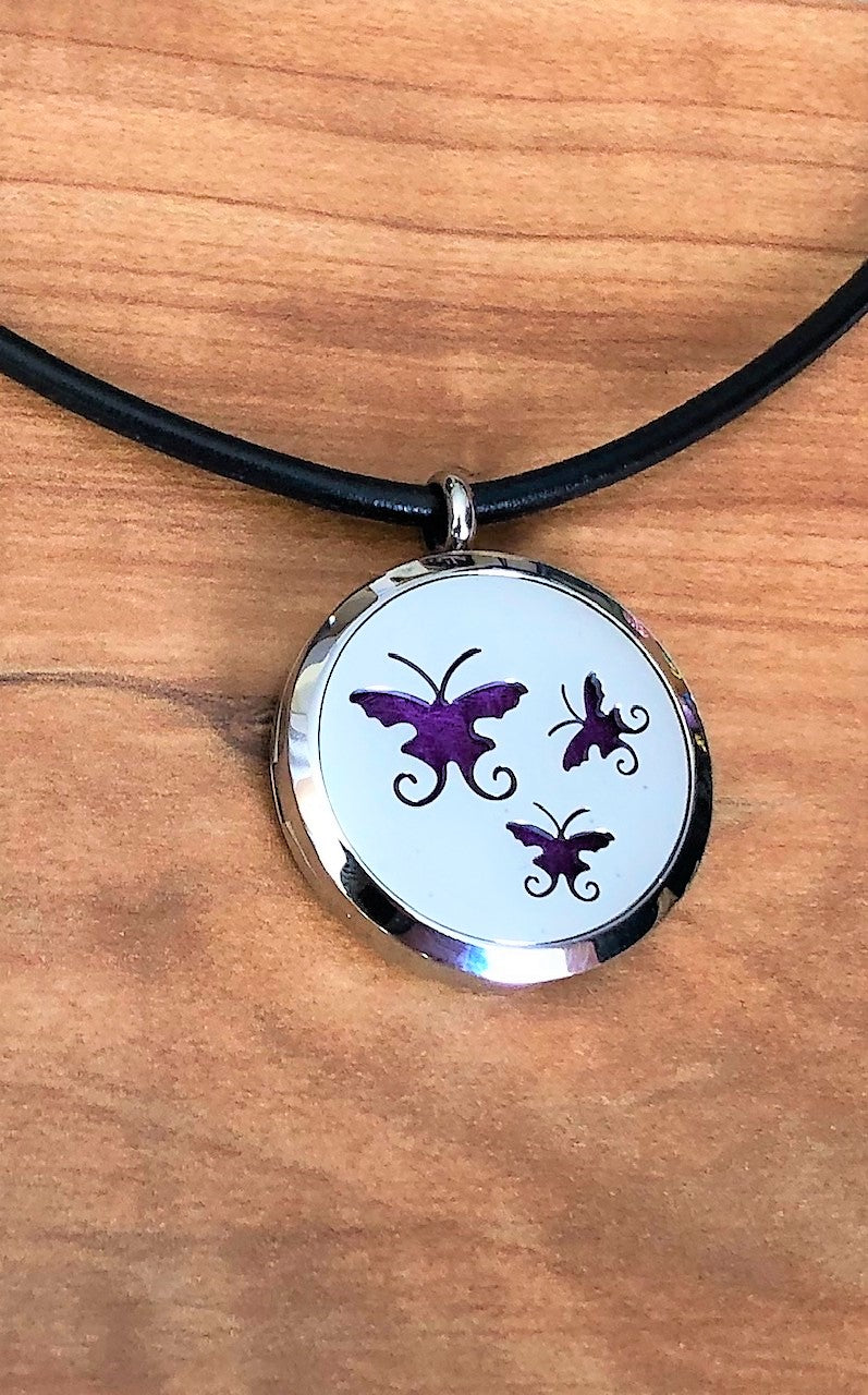 Butterfly - Essential Oil Diffuser Necklace