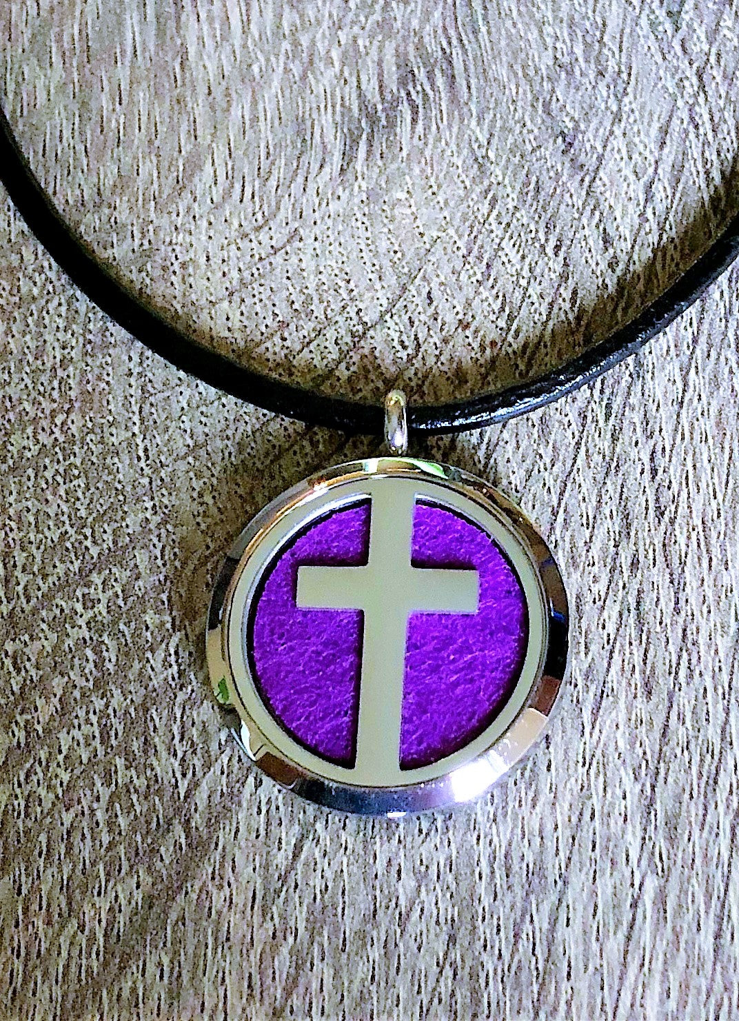Cross - Essential Oil Diffuser Necklace - Free Shipping