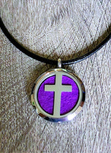 Cross - Essential Oil Diffuser Necklace