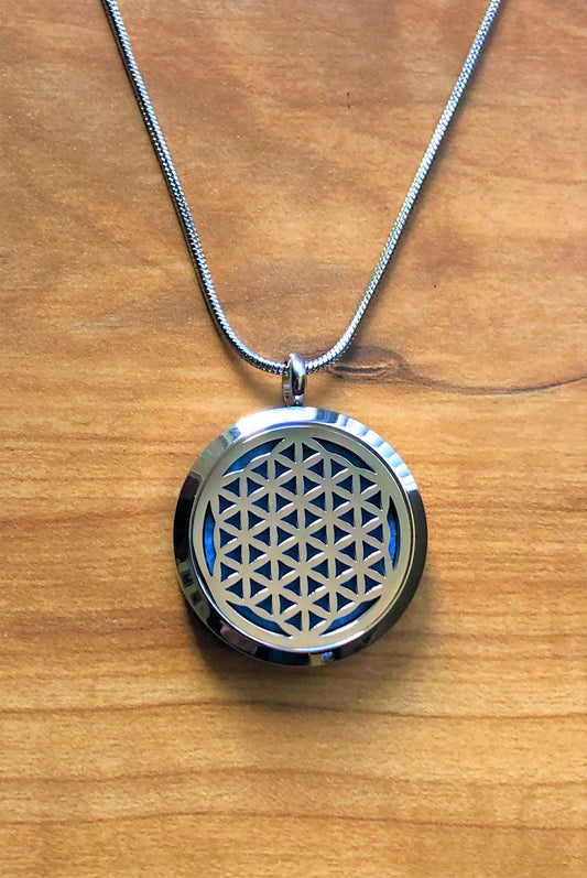 Flower of Life - Essential Oil Diffuser Necklace