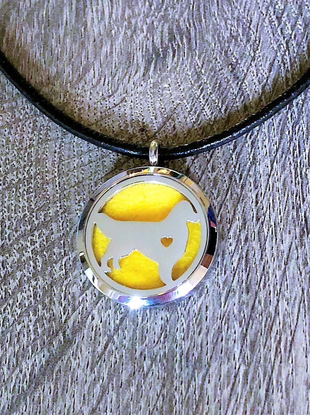 Dog - Essential Oil Diffuser Necklace