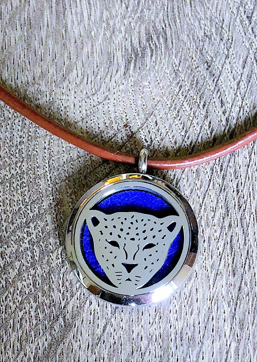 Leopard - Essential Oil Diffuser Necklace