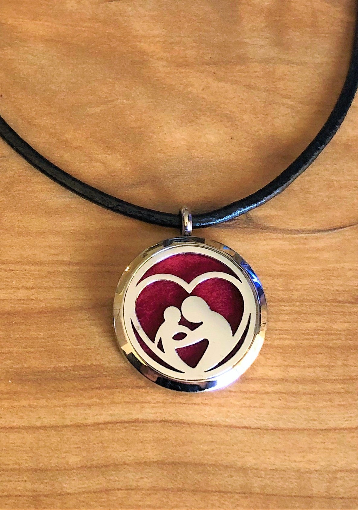 Mother and Child- Essential Oil Diffuser Necklace