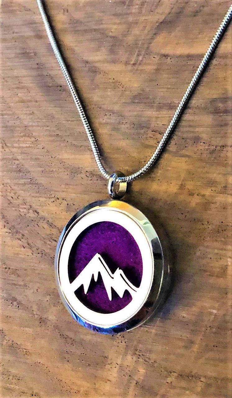 Mountain Peak - Essential Oil Diffuser Necklace