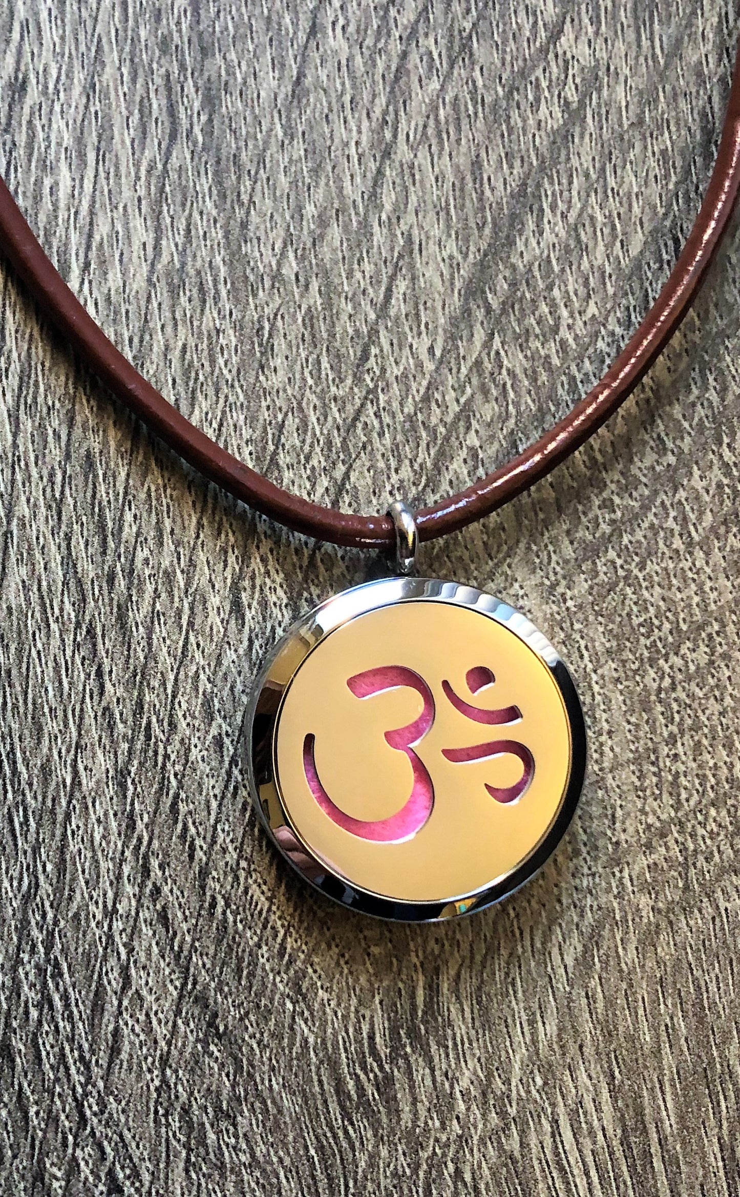 Om - Essential Oil Diffuser Necklace