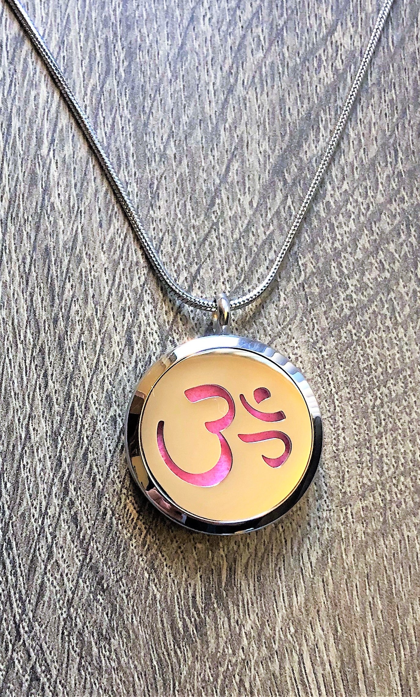 Om - Essential Oil Diffuser Necklace