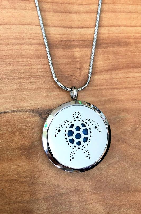 Turtle - Essential Oil Diffuser Necklace